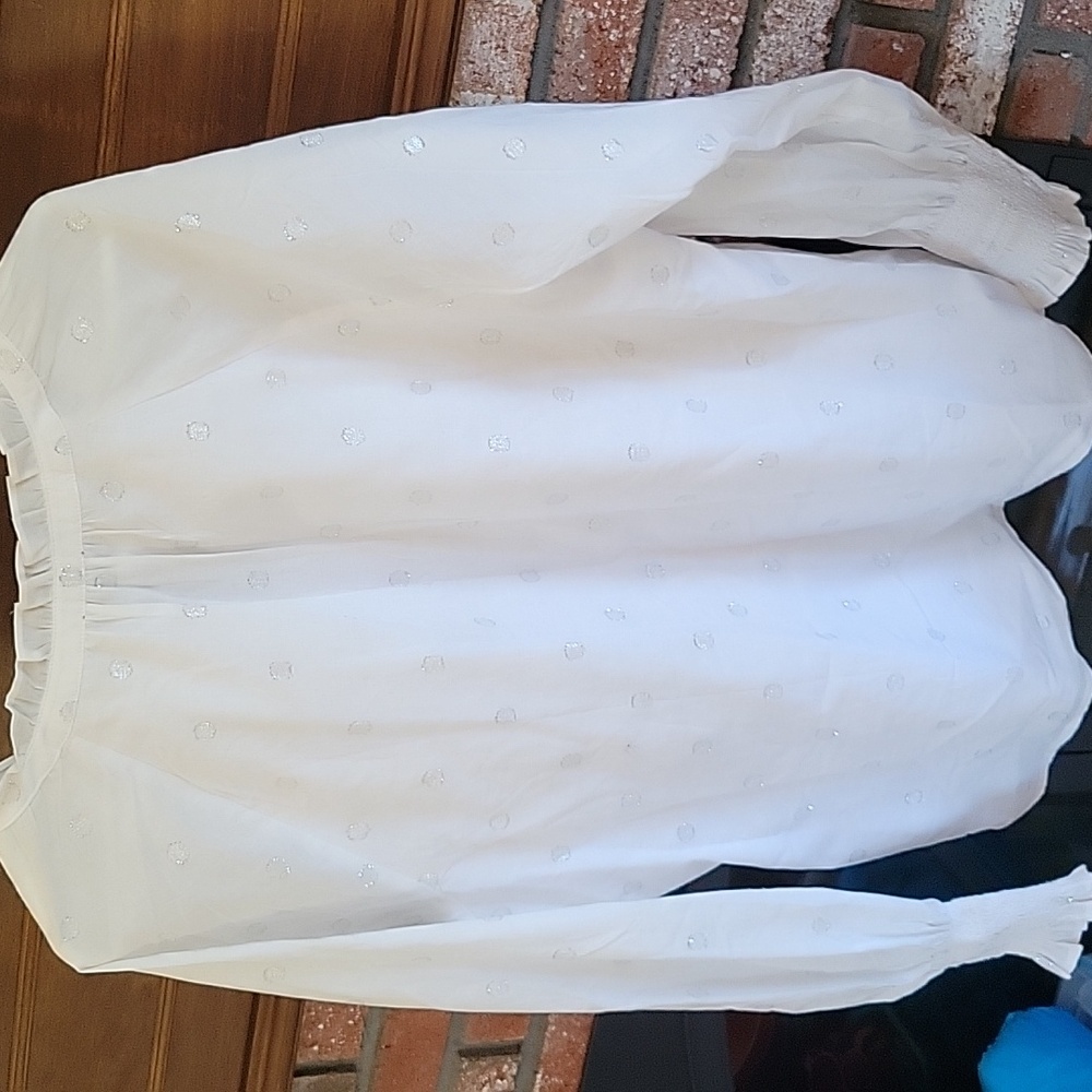 Talbots Split Neck Top - Picture 4 of 4